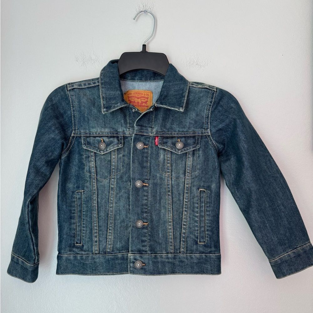 Levi’s Kids Button Up Denim Jean Jacket - Size 6
